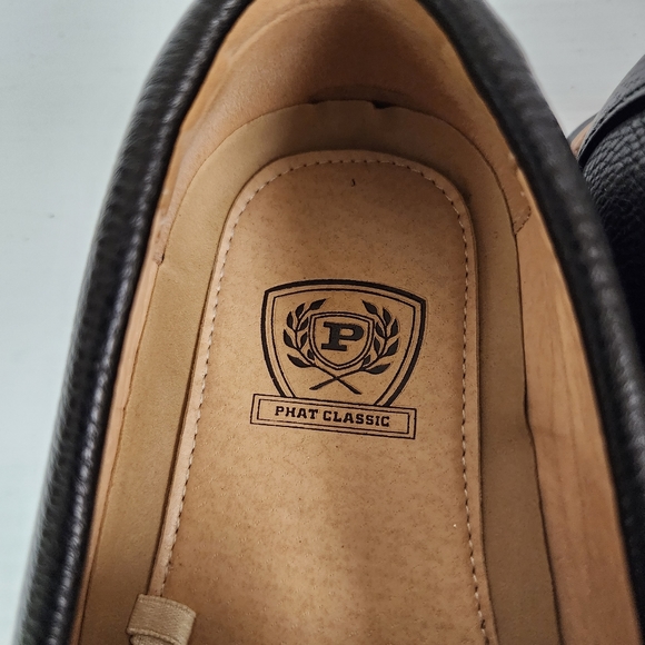 NWOB Men's Phat Classics Black Loafers Size 7.5 - Picture 9 of 9